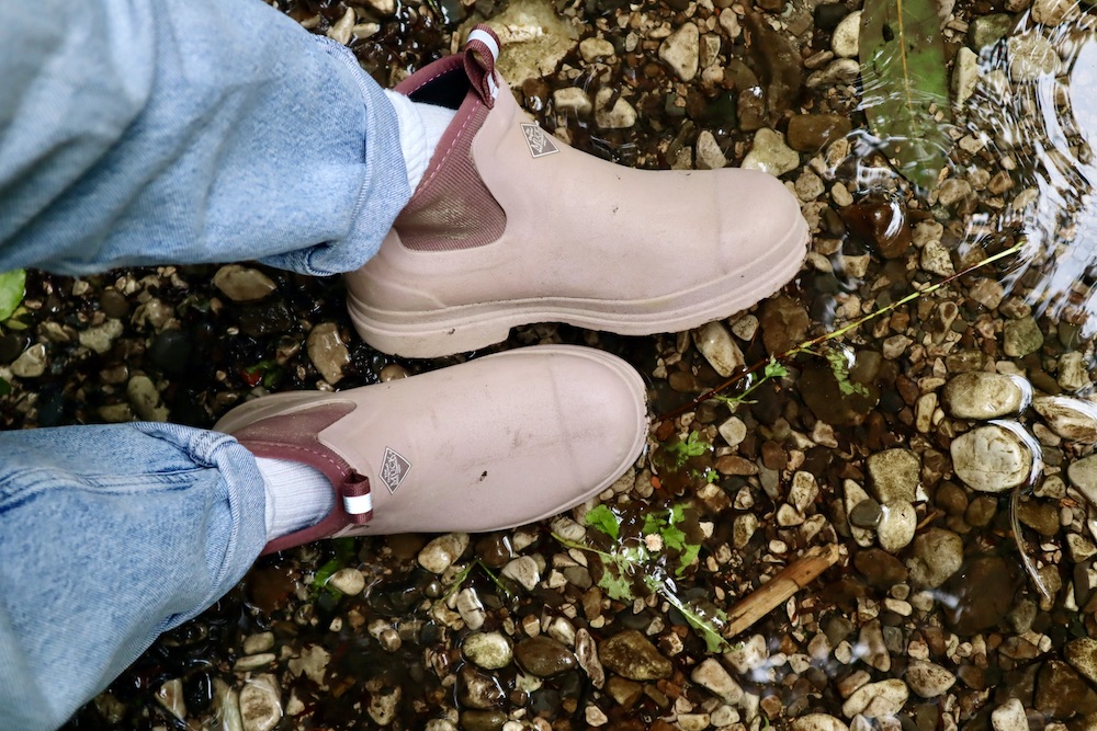 Muck Boots Rainscape Chelsea Boots in the Woodrose Twilight Mauve colourway