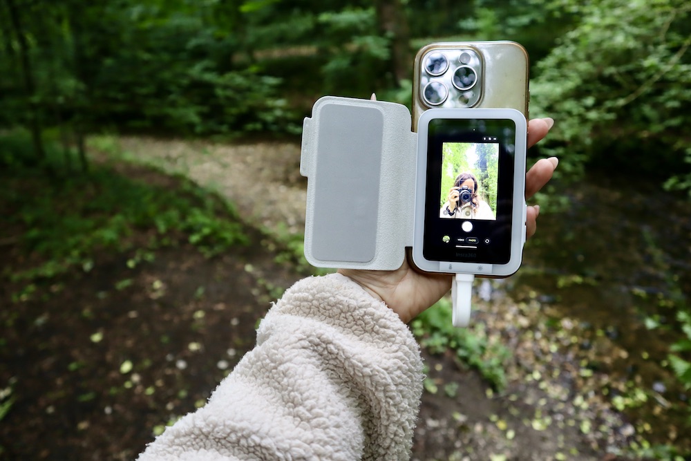 Reviewing the Insta360 Snap Selfie Screen