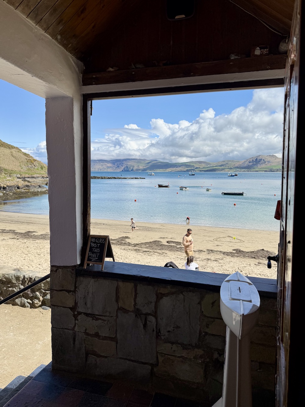 beach bars in North Wales